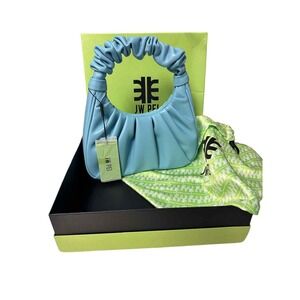 NWT JW PEI‎ GABBI RUCHED HOBO HANDBAG -ICE